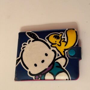 Vintage 1996 Sanrio Pochacco Bifold Wallet Snap Close The Cool K-9 HTF RARE HTF